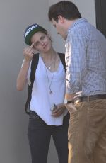 KRISTEN STEWART Leaves Scott Free Production Company in West Hollywood 08/15/2016