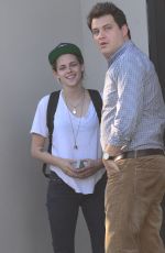 KRISTEN STEWART Leaves Scott Free Production Company in West Hollywood 08/15/2016