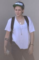 KRISTEN STEWART Leaves Scott Free Production Company in West Hollywood 08/15/2016