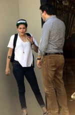 KRISTEN STEWART Leaves Scott Free Production Company in West Hollywood 08/15/2016