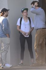 KRISTEN STEWART Leaves Scott Free Production Company in West Hollywood 08/15/2016