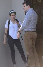 KRISTEN STEWART Leaves Scott Free Production Company in West Hollywood 08/15/2016