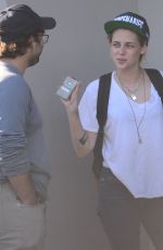 KRISTEN STEWART Leaves Scott Free Production Company in West Hollywood 08/15/2016