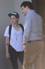 KRISTEN STEWART Leaves Scott Free Production Company in West Hollywood 08/15/2016