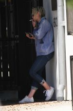 KRISTEN STEWART Smoking Outside Scott Free Production Company in West Hollywood 08/17/2016