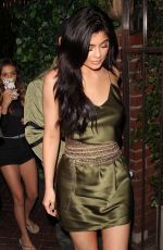 KYLIE JENNER at a Restaurant in Beverly Hills 08/01/2016