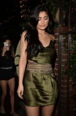 KYLIE JENNER at a Restaurant in Beverly Hills 08/01/2016