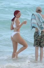 KYLIE JENNER in Bikini Celebrates Her 19th Birthday at a Beach in Turks & Caicos 10/08/2016