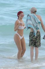KYLIE JENNER in Bikini Celebrates Her 19th Birthday at a Beach in Turks & Caicos 10/08/2016