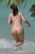 KYLIE JENNER in Bikini on the Beach in Turks and Caicos 08/13/2016