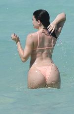 KYLIE JENNER in Bikini on the Beach in Turks and Caicos 08/13/2016