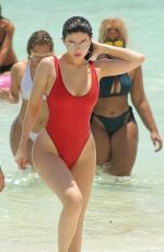 KYLIE JENNER in Swimsuit at a Beach in Turk and Caicos 08/12/2016