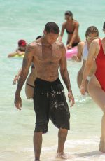 KYLIE JENNER in Swimsuit at a Beach in Turk and Caicos 08/12/2016