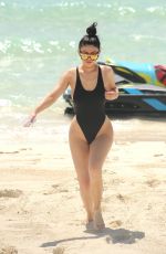 KYLIE JENNER in Swimsuit at a Beach in Turks and Caicos 08/15/2016