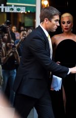 LADY GAGA Leaves a Studio in New York 08/03/2016