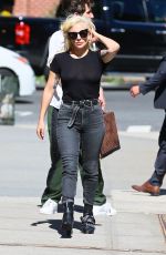 LADY GAGA Out and About in New York 08/17/2016
