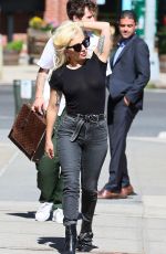 LADY GAGA Out and About in New York 08/17/2016
