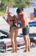 LAURA CREMASCHI in Bikini at a Beach in Miami 08/21/2016