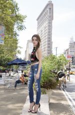 LAURA MARANO on the Set of a Photoshoot in New York 08/25/2016