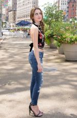 LAURA MARANO on the Set of a Photoshoot in New York 08/25/2016