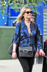 LAURA WHITMORE Out with Her Dog in London 08/13/2016
