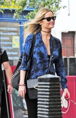 LAURA WHITMORE Out with Her Dog in London 08/13/2016