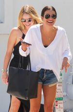 LEA MICHELE and BECCA TOBIN Out Shopping in Beverly Hills 08/12/2016