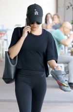LEA MICHELE Out and About in Brentwood 08/11/2016