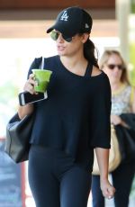 LEA MICHELE Out and About in Brentwood 08/11/2016