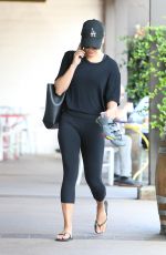 LEA MICHELE Out and About in Brentwood 08/11/2016
