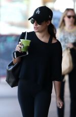 LEA MICHELE Out and About in Brentwood 08/11/2016