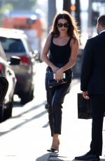 LEA MICHELE Out and About in Hollywood 08/13/2016