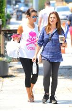 LEA MICHELE Out and About in Los Angeles 08/26/2016