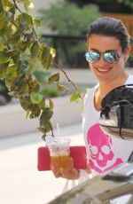 LEA MICHELE Out and About in Los Angeles 08/26/2016