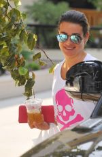 LEA MICHELE Out and About in Los Angeles 08/26/2016