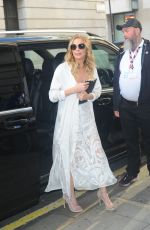 LEANN RIMES Arrives at BBC Radio 2 in London 08/05/2016
