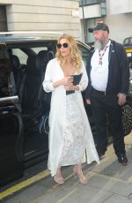 LEANN RIMES Arrives at BBC Radio 2 in London 08/05/2016