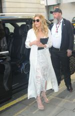 LEANN RIMES Arrives at BBC Radio 2 in London 08/05/2016