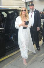 LEANN RIMES Arrives at BBC Radio 2 in London 08/05/2016