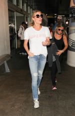 LEANN RIMES in jeans at LAX Airport in Los Angeles 08/15/2016