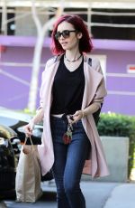 LILY COLLINS at Earthbar in West Hollywood 08/05/2016