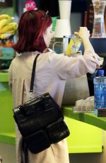 LILY COLLINS at Earthbar in West Hollywood 08/05/2016