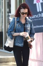 LILY COLLINS Leaves a Gym in West Hollywood 08/18/2016