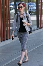 LILY COLLINS Out and About in Vancouver 08/01/2016