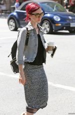 LILY COLLINS Out and About in Vancouver 08/01/2016