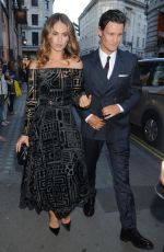 LILY JAMES at My Burberry Black Launch Event in London 08/22/2016