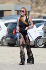 LINDSAY LOHAN at a Beach in Mykonos 08/24/2016