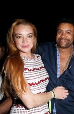 LINDSAY LOHAN at a Birthday Party in Porto Cervo 08/08/2016