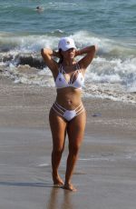 LIZIANE GUTIERREZ in Bikini on the Beach in Los Angeles 07/29/2016