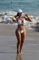 LIZIANE GUTIERREZ in Bikini on the Beach in Los Angeles 07/29/2016